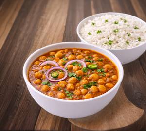 Chole with rice