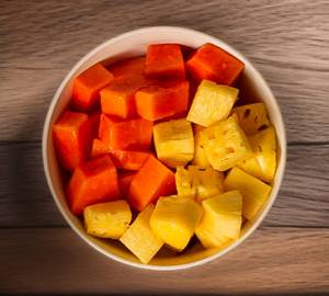 Mixed Cuts Papaya Pine Apple Muskmelon (200G)