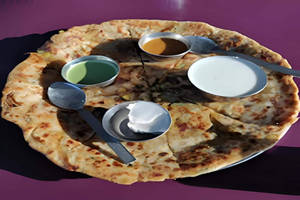 Patta Gobi Shimla Mirch Parantha