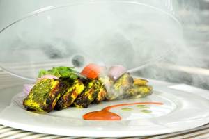 Smoked Pesto Paneer Tikka
