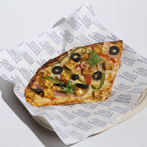 Thin Crust Tandoori Paneer pizza By Slice