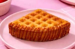 Coffee  Caramel waffles 