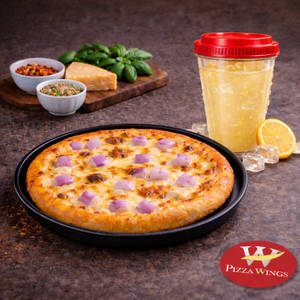 Onion Buttery Pan Pizza+lemonade(240 Ml) Combo