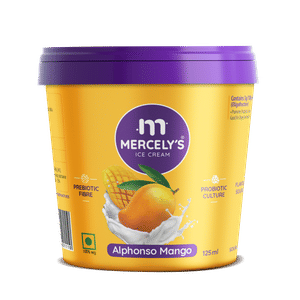 Mercely's Alphonso Mango Ice Cream Cup - 125 ML