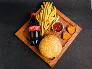 Chicken Burger Combo Meal