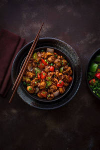 Chilly Mushroom Dry