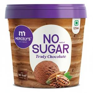 Mercely's No Sugar Truly Chocolate Ice Cream Cup - 125 ML