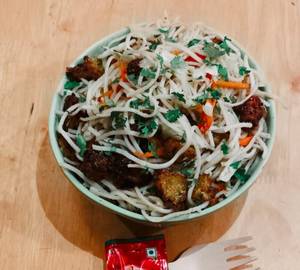 Veg Manchurian Noodles