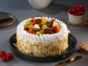 Fresh Fruit Cake (500 Gm)