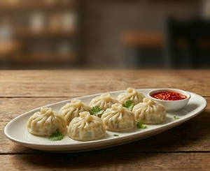 Veg Steam Momos (6pcs)