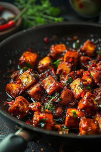 Paneer Fiery Hot Garlic Fusion (250 Kcal)