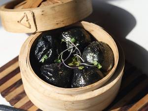 Charcoal Mushroom Cream Cheese