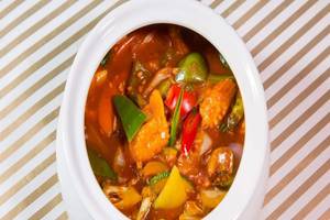 Diced Veg In Shanghai Sauce