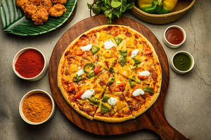 Three Cheese & Capsicum Pizza
