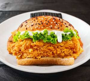 Chicken fingers Burger - Tandoori