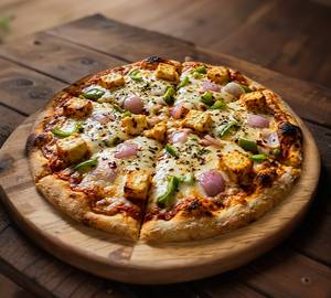 Onion + paneer pizza
