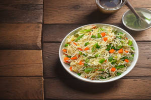 Veg Singapore Fried Rice