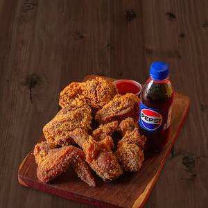 6Pcs Piri Piri Fried Chicken & Pepsi 250Ml