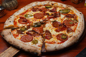 Bacon Pepperoni Pizza