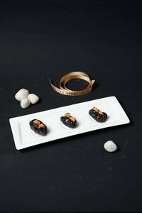 Coffee Almond Stuffed Dates