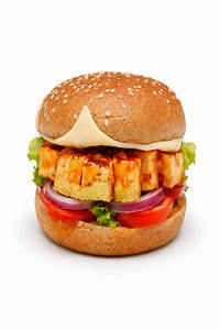 Sweet And Spicy Tofu Burger