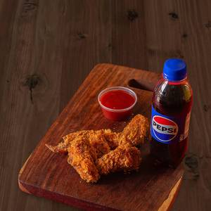 Chilli Garlic Wings 4Pcs& Pepsi 250Ml