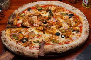 Peri-peri Grilled Chicken Pizza