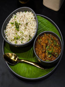 Ghee Rice With Paneer Butter Masala
