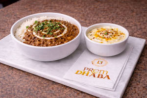 Dal Makhani Rice Box + Boondi Raita Combo