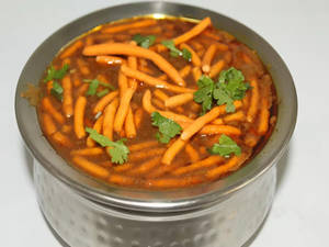 Shev Bhaji Black Gravy