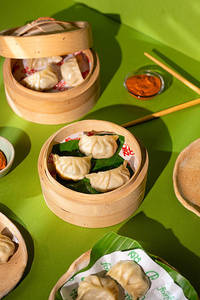 Chicken Kothey Momos (5pcs)