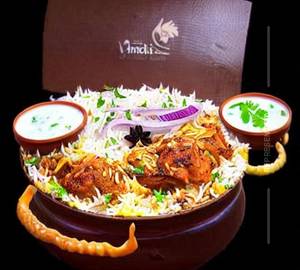 Chicken smokey hyderabadi biryani