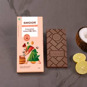 Coconut & Lime Milk 38% True Cocoa Bar