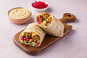 Falafel Shawarma Wrap