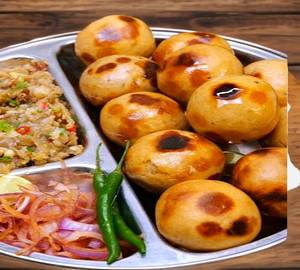 Multigrain Sattu Litti Chokha  Per Piece