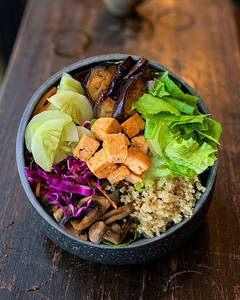 Vegan Pick Me Up Salad Bowl - Tofu