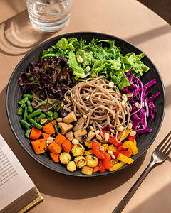 Soba Noodle Salad Bowl - Tofu