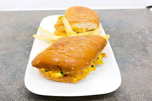 Paneer Pataka Hot Dog