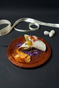 Cottage Cheese Shawarma Roll