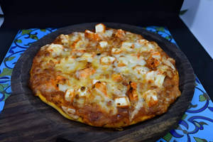 Barbecued Paneer Pizza