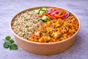 Quinoa Brown Rice & Masala Corn Bowl(22gm Protein)