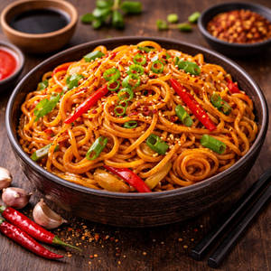 Veg Hakka Noodles