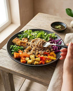 Soba Noodle Salad Bowl - Paneer