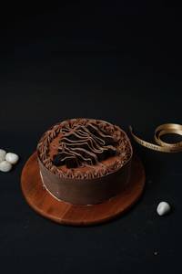 Eggless Cake Nutella Almond