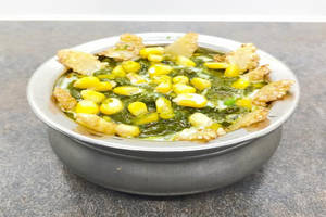 Baby Corn Makka Malai Palak