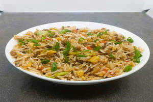 Mushroom Baby Corn Fried Rice