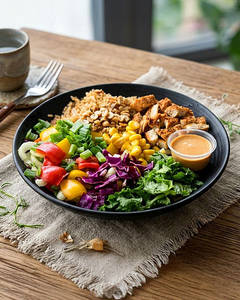 Thai Brown Rice Salad Bowl - Chicken