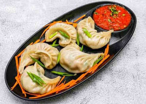 Chicken Schezwan Steamed Momo