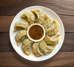 Chicken Steamed Momos (12 Pieces)