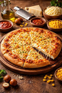 Cheese Corn Pizza